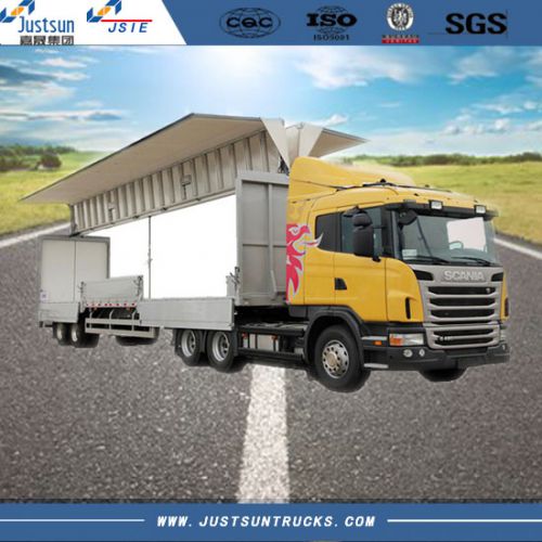 Van Trailer, Gullwing, 40 ft, 3-Axle, GVWR 48950 kg, Aluminum