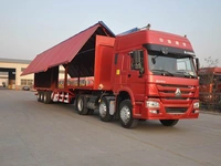 Wing Van Truck, 6x4, Aluminum, GVW 36680kg, Payload 25000kg, 371 HP