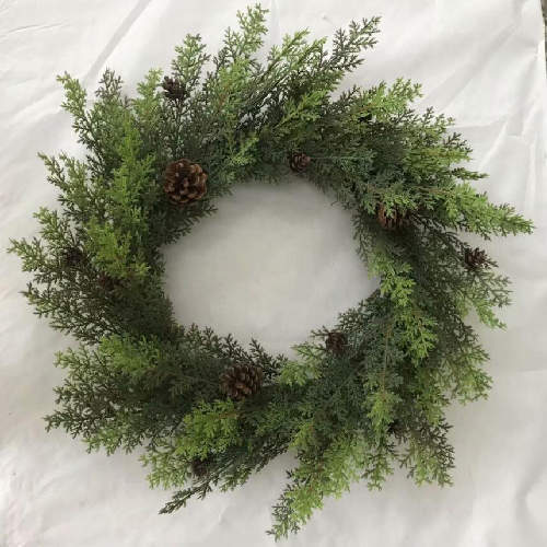 24 inch Wreaths for All Seasons Home Farmhouse Wedding Party Table Window Wall Decor, 24 inch