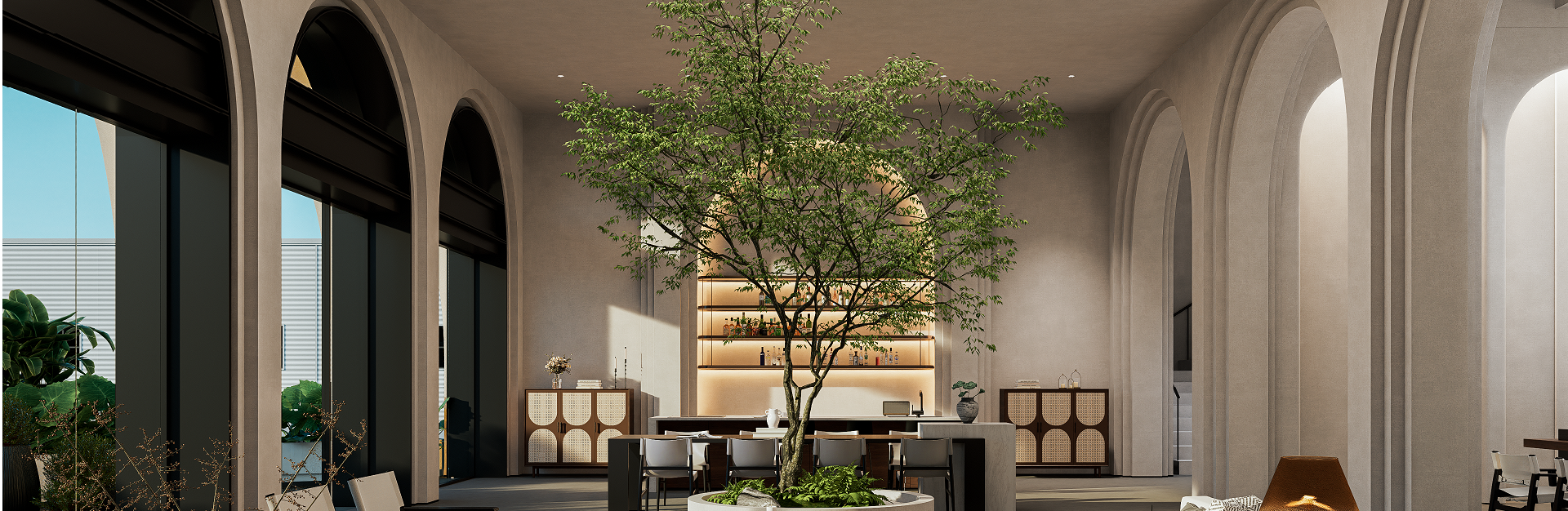 Sharetrade Artificial Plants' Attractive Showroom