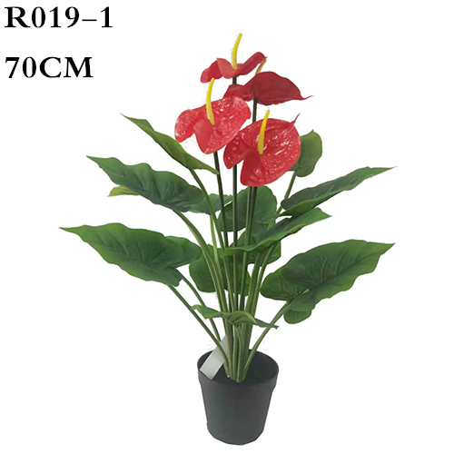 Artificial Anthurium Andraeanum, 70CM