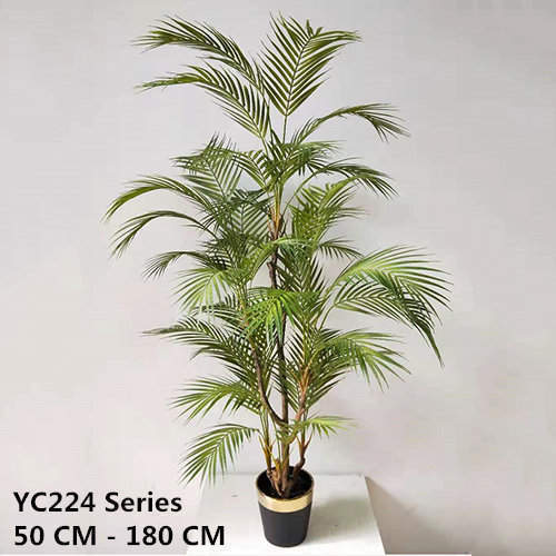 2020 Newest Artificial Areca Palm Trees, 50 CM - 180 CM, YC224
