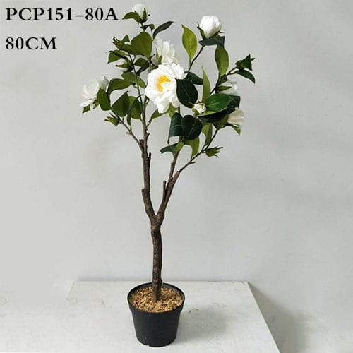 Artificial Sasanqua Camellia, 80CM