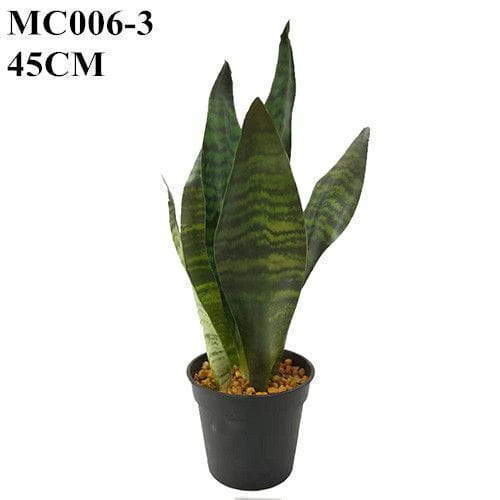 Artificial Sansevieria Trifasciata, Green, 45 CM