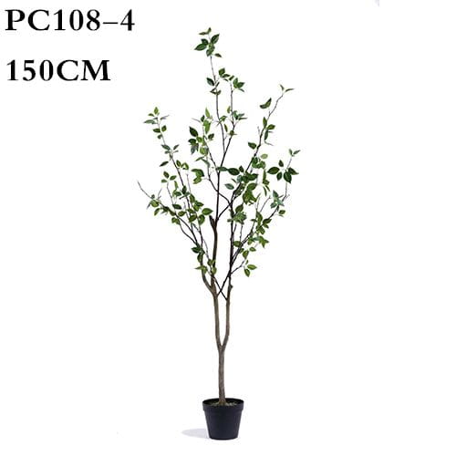 Artificial Cedar Tree, Plastic Pot