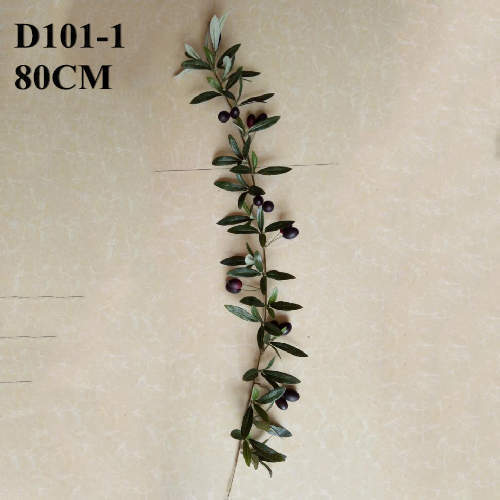 Artificial Branch of Olive Foliage, 80 CM
