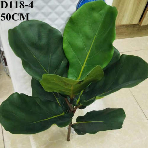 Artificial Branch of Fig Tree 8 leaves, 50 CM