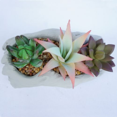 Fashion Fake Assorted Succulents Plants, 9 CM