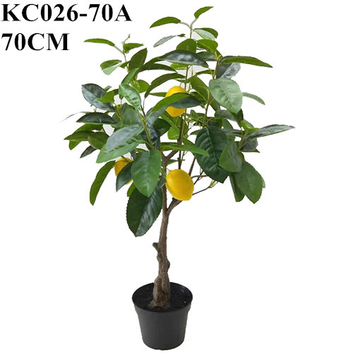 Faux Lemon Bonsai Artificial Lemon Tree, 60 CM ~ 90 CM