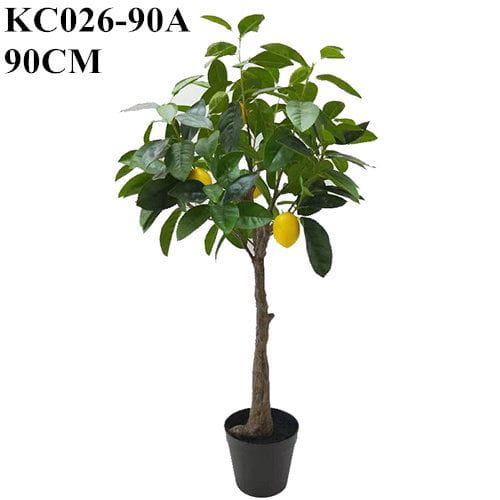 Faux Lemon Bonsai Artificial Lemon Tree, 60 CM ~ 90 CM