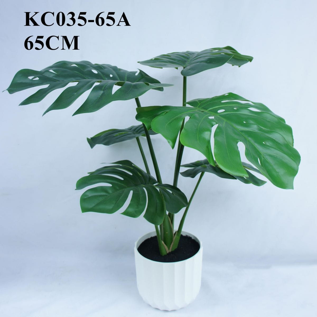 Artificial Adam's Rib Monstera Bonsai, 65CM