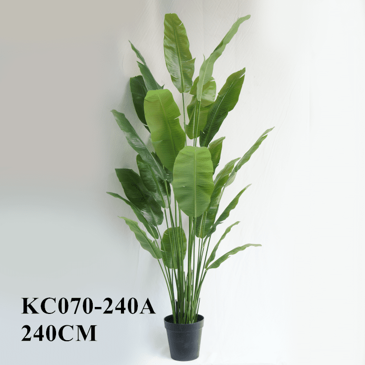 Artificial Big Thick Musa Basjoo 240CM