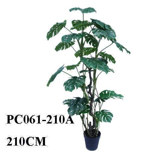 Artificial Monstera Tree, 210 CM