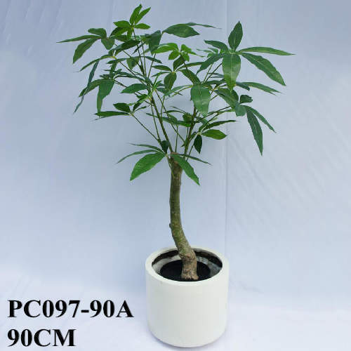 Artificial Potted Guiana Chestnut Bonsai, 90 CM