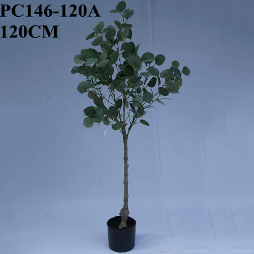 Faux Green Eucalyptus Tree, 120 CM
