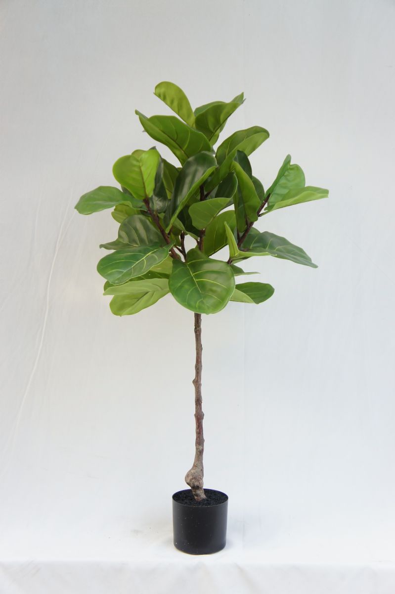 Artificial Plastic Fiddle Leaf Fig, 120 CM