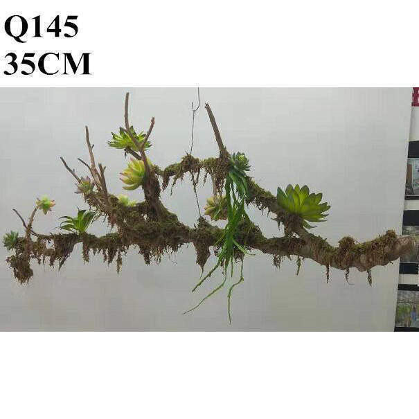 Aesthetic Artificial Hanging Fern Plants Filling Up Empty Corners, 30 CM ~ 35 CM