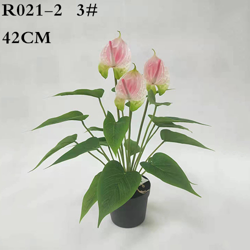 Artificial Anthurium Plants, Multiple Color, 42CM