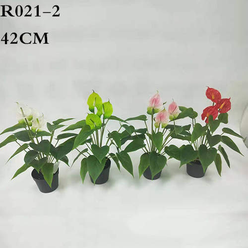 Artificial Anthurium Plants, Multiple Color, 42CM