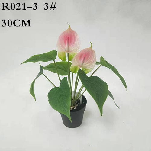 Multiple Color Faux Anthurium Plants, 30CM