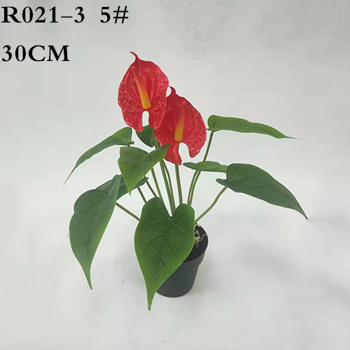 Multiple Color Faux Anthurium Plants, 30CM