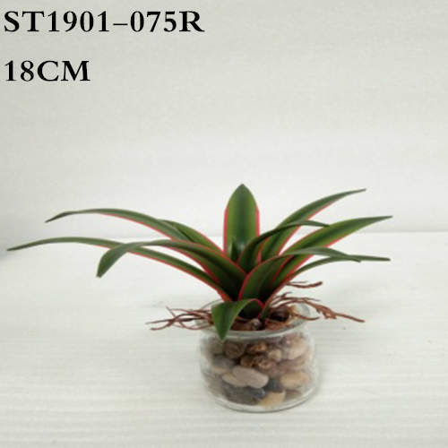 Artificial Red Border Agave Americana Plant, 18CM, 22CM