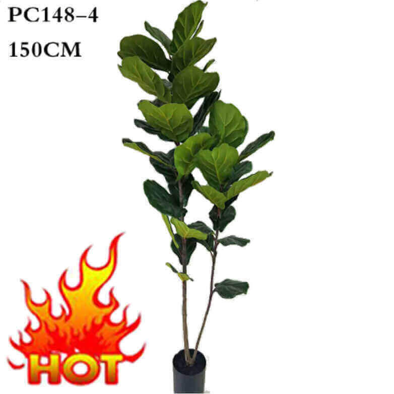 Artificial Ficus lyrata, 60CM, 70CM, 90CM，120CM，150CM