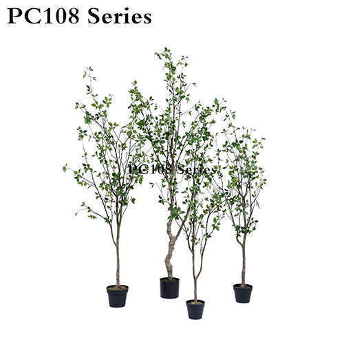 Artificial Cedar Tree, Plastic Pot