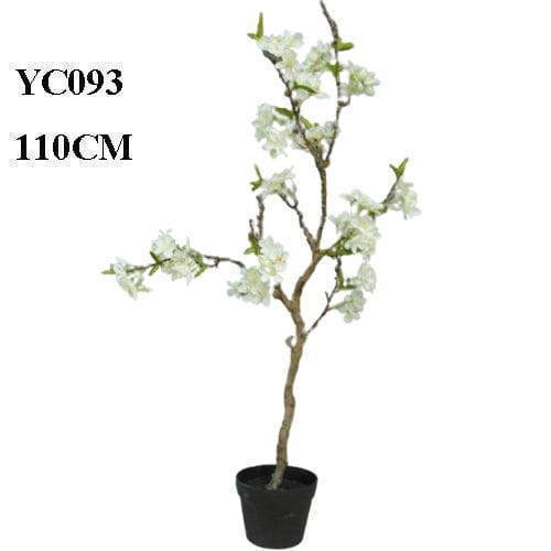 Artificial Apple Flower Tree, 110 CM