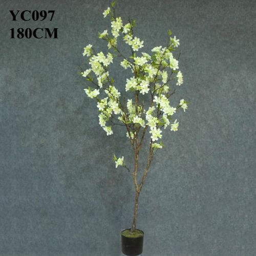 Artificial Apple Blossom Flower, 180 CM