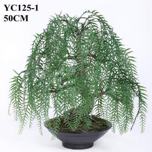 Artificial Weeping Willow Bonsai, 50 CM