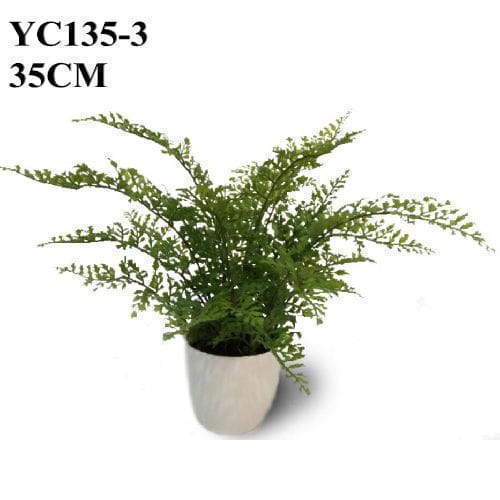 Artificial Mini Fern Bonsai Tabletop Plant, 35 CM
