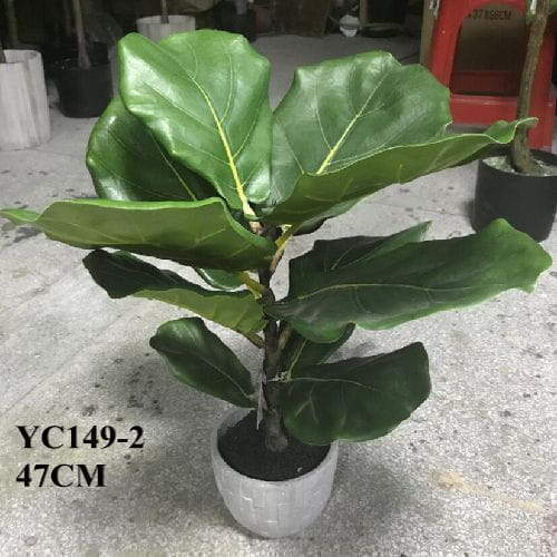Artificial Mini Fiddle-leaf Fig Bonsai, 47 CM