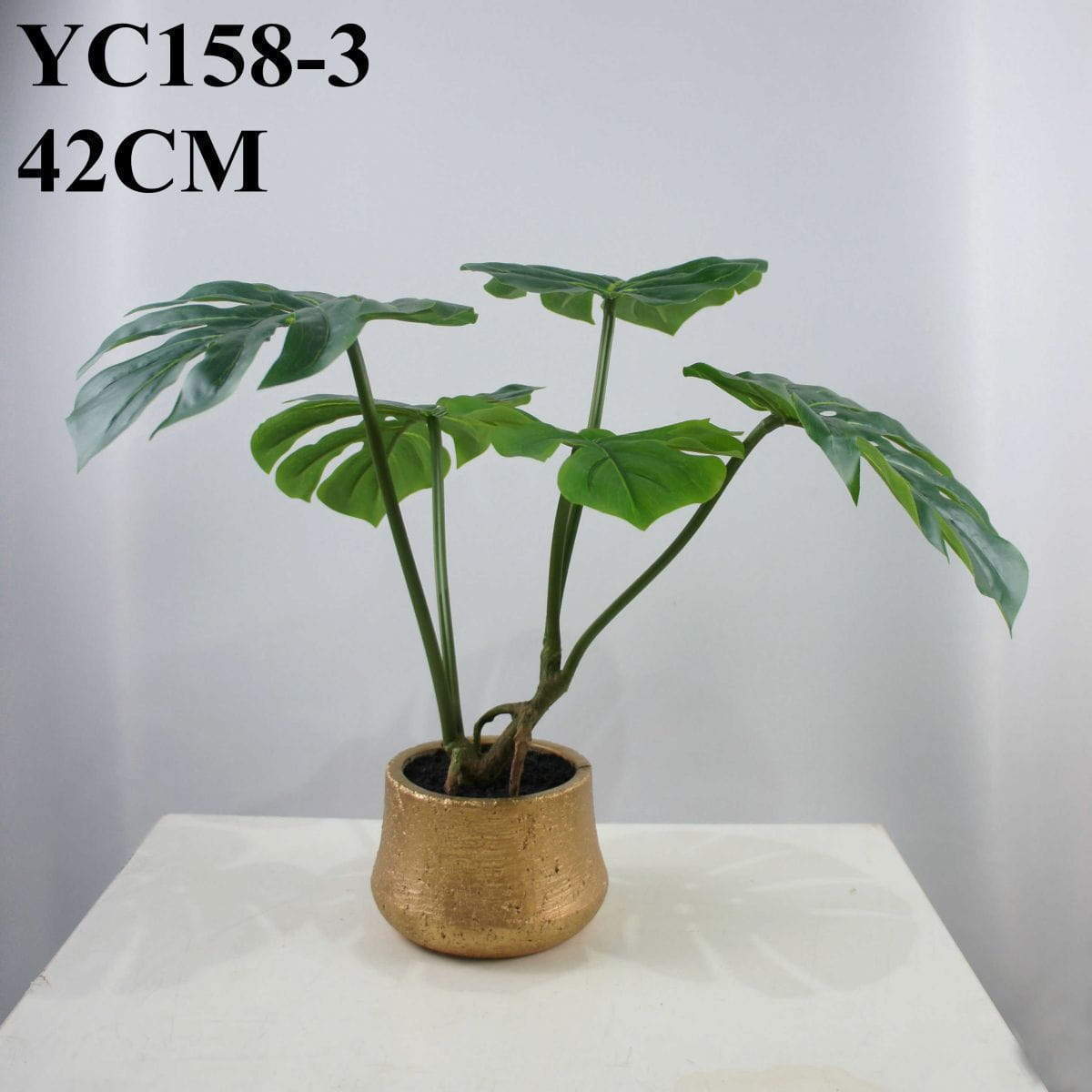 Artificial Monstera Deliciosa Potted Faux Houseplant, 65 CM, 42 CM
