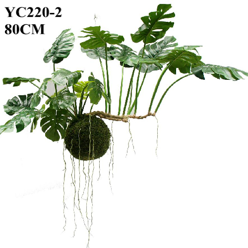 Faux Monstera Hanging Plant, 80 CM