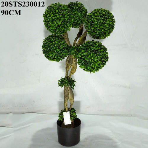 Artificial Five Head Boxwood Green Tree, 90 CM