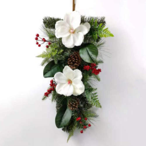 Artificial Flower Silk Leaves Hanging Decor