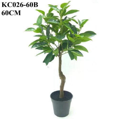 Artificial Mini Tabletop Lemon Bonsai, 60 CM