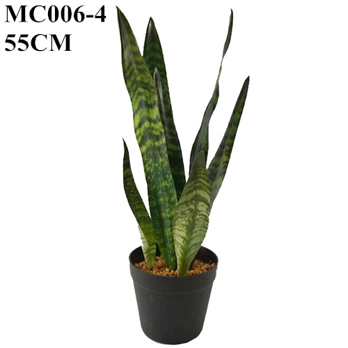 Artificial Mother-In-Law's Tongue Plant, 55 CM, Green