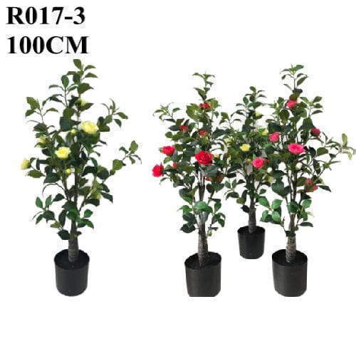 Artificial Multiple Colors Camellia Flower, 100 CM
