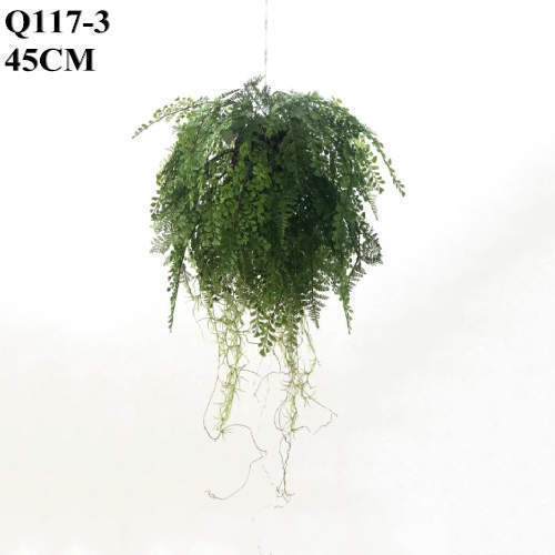 Artificial New Design Fern Hanging Plant, 45 CM