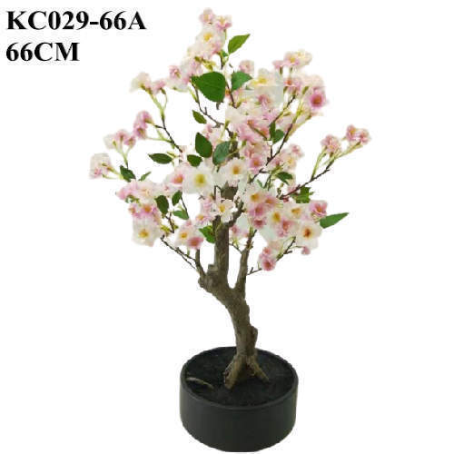 Artificial Pink Cherry Bonsai, 66 CM