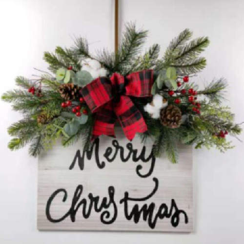 Christmas Hanging Decor with Ribbon