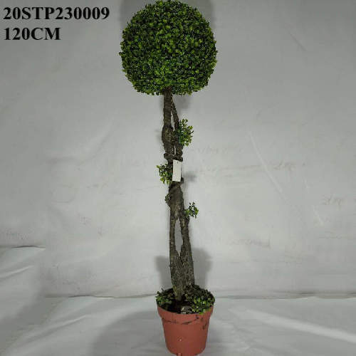 Faux Boxwood Triplicate Ball Plant, 120 CM