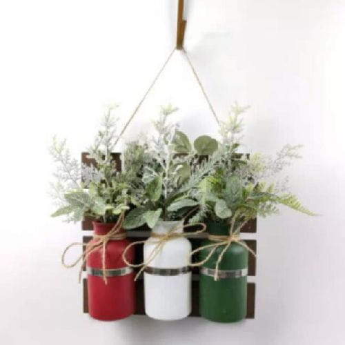 Hanging Decor for Home Office with Eucalyptus Leaves