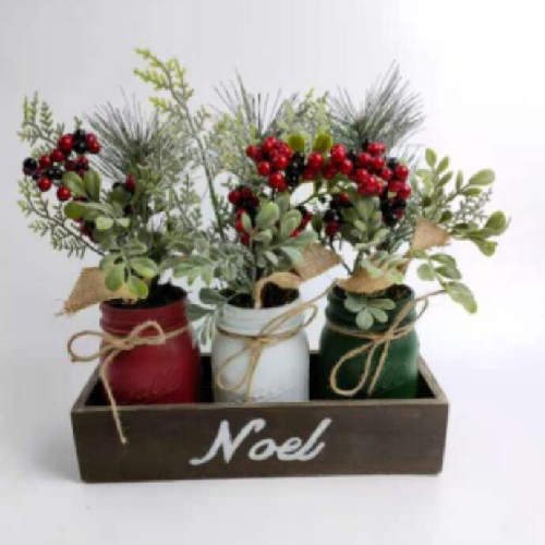 Holiday Christmas Table Decoration