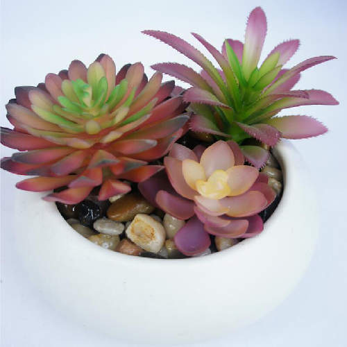 Artificial Succulents Plants Faux Succulent Landscape Decorative Garden Decor