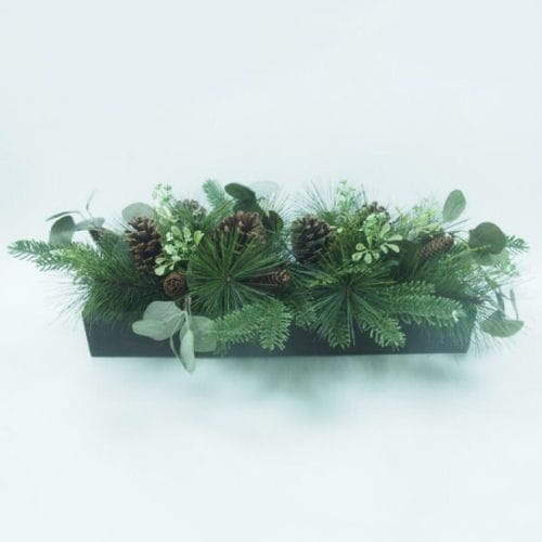 Pinecones Pine Leaves Eucalyptus Leaves Tabletop Decor