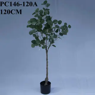 Faux Green Eucalyptus Tree, 120 CM