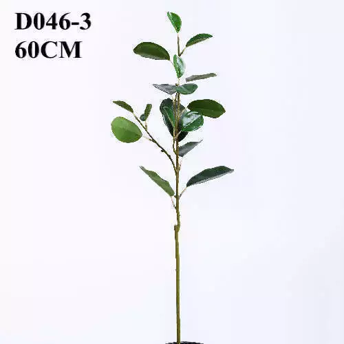 Artificial Branch of Green Ficus, 60 CM